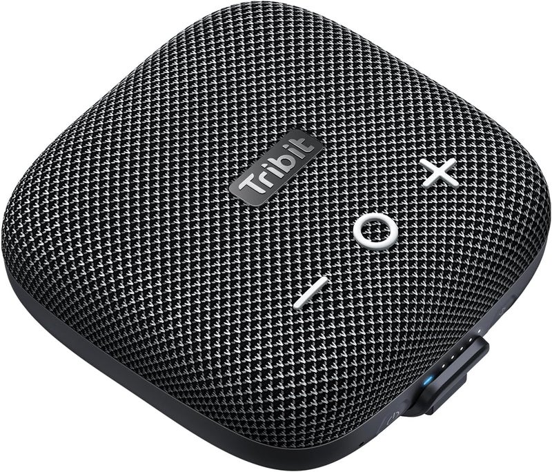 Tribit StormBox Micro 2 Wireless Portable Speaker: 10W Loud Deep Bass Sound, IP67 Waterproof Bike Speaker with Bluetooth 5.3, 12H Playtime, TWS Pairing for Camping Travel Hiking - Image 1